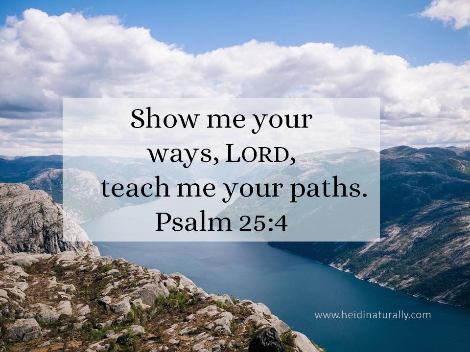 heidinaturally's tweet photo. Show me your ways Lord, teach me your paths. Ps 25:4 #followGod #followHispath https://t.co/mWsR9WZhVY https://t.co/6GE3oicTxW