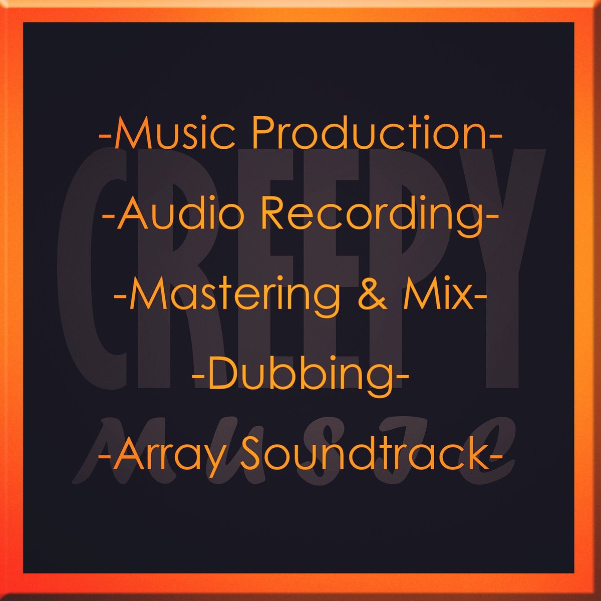 musiccreepy's tweet photo. #CreepyMusic our Services..🔖🔶🔸
#Music Production
#AudioRecording
#Mastering
#Mix
#Dubbing
#MovieSoundtrack
#VideoSoundtrack https://t.co/IGk0my0ub5