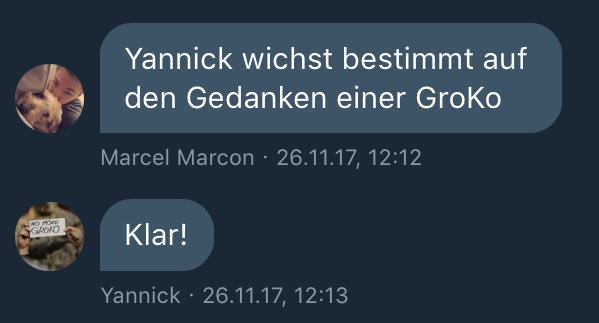 WUM_NEWS's tweet photo. +++ Hat YANNICK eigenartige FANTASIEN?? +++

Dieser Screenshot erreichte unser Team kürzlich von einem wachsamen Leser!!

Was steckt hinter dem "GroKo-Fetisch"??

War dies ein Einzelfall oder gibt es noch mehr GroKo-Fetischisten??

Wir bleiben für Sie dran!! https://t.co/QNPAcITxC2