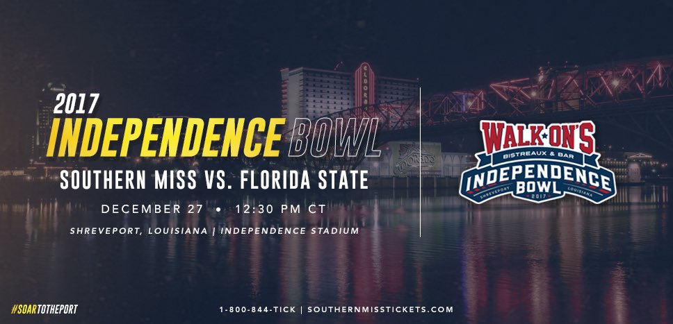 SouthernMissFB's tweet photo. 🎳 on the Bayou.

The game is set! See you in Shreveport! https://t.co/g5ERxO3s0S
