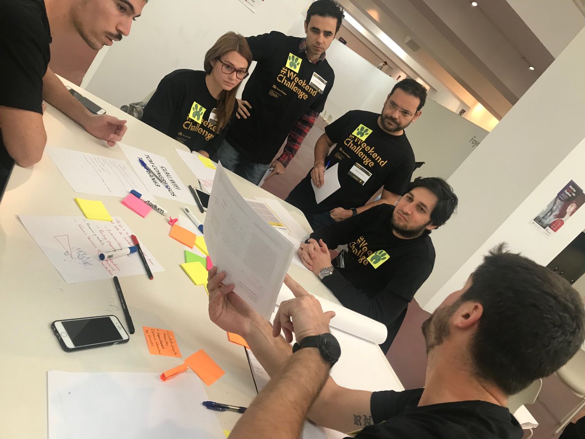 FELICIDADES DREAMERS <a href="/TecnoCampus/">TecnoCampus</a> #weekendchallenge2017 por un fin de semana super intenso y superrevelador! #disruptiveinnovation #mataró #maresme #designdoing @imaginecc