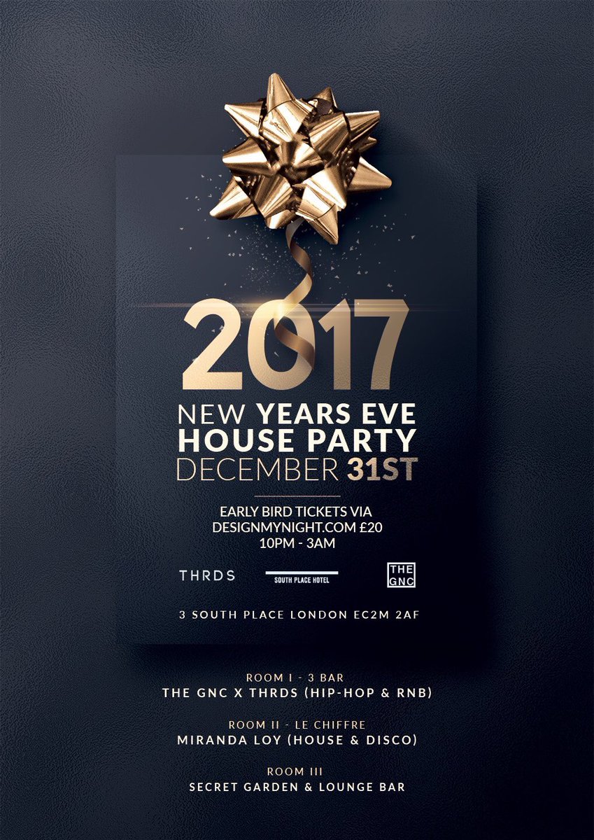 thrdsuk's tweet image. We’ve still got £20 Early Bird tickets for the NYE House Party with @WeGNC at @southplacehotel available. 
bit.ly/2hO0PLN