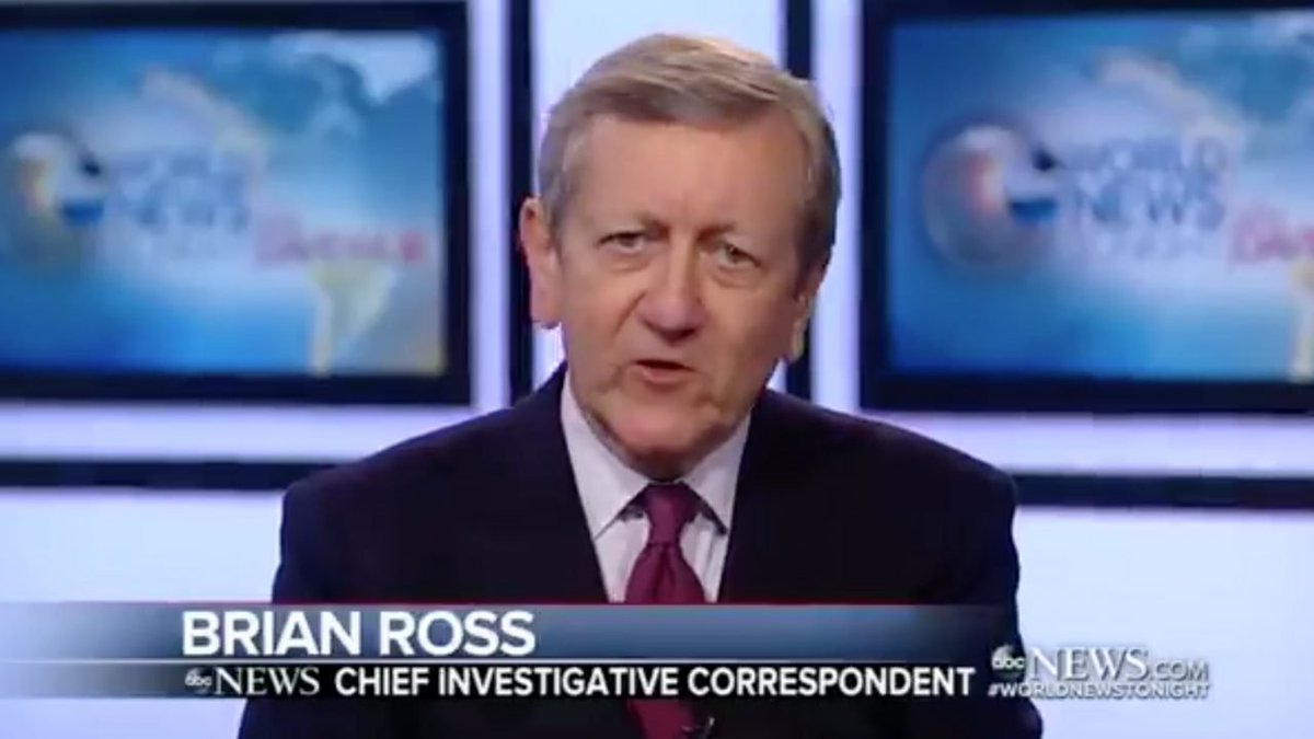 Brian Ross has a long history of very fake news