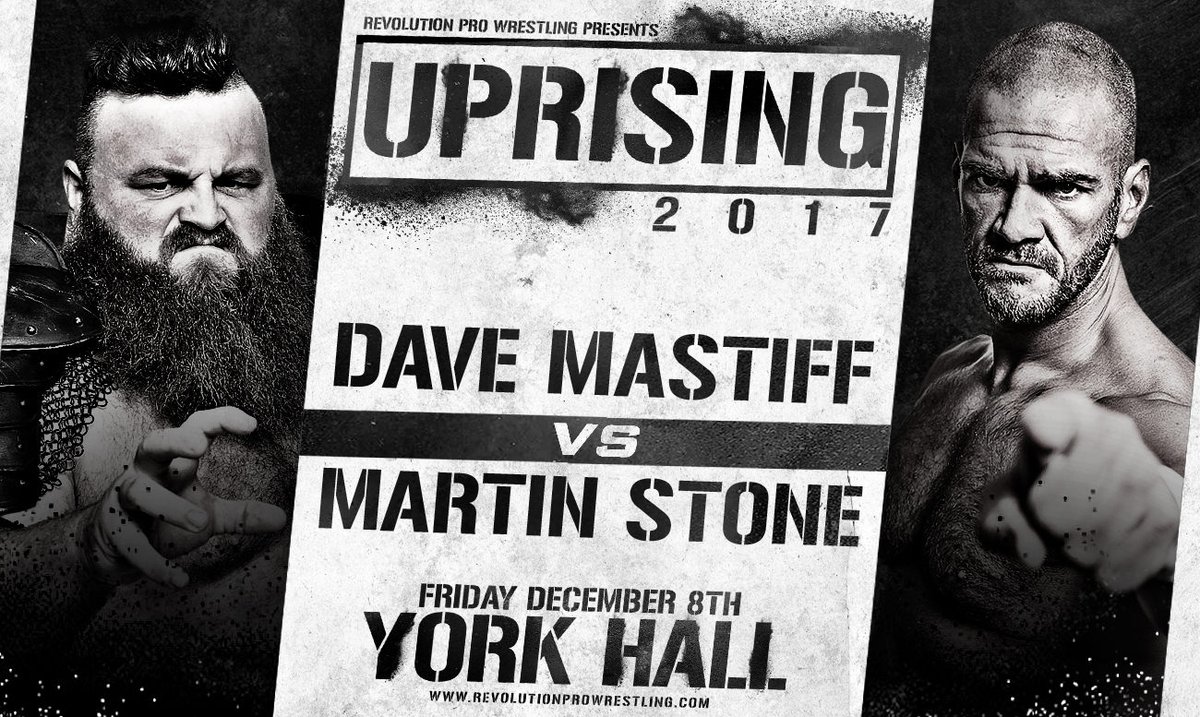 RevProUK's tweet photo. 2 RevPro originals collide THIS FRIDAY. They both have a point to prove and it promises to be an all out war! #Uprising2017 https://t.co/WEcNmeuCfg