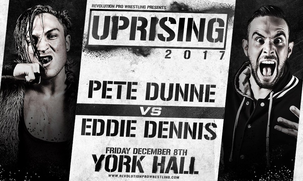 RevProUK's tweet photo. Return of The Bruiserweight! Eddie Dennis asked for the best and he gets it THIS FRIDAY when he goes one on one with Pete Dunne. https://t.co/JCgReJYy6w