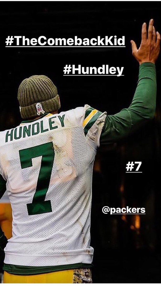 AliPthatsme's tweet photo. You heard it here first. #thecomebackkid @packers #hundley #GoPackGo https://t.co/pZB2YnvBNE