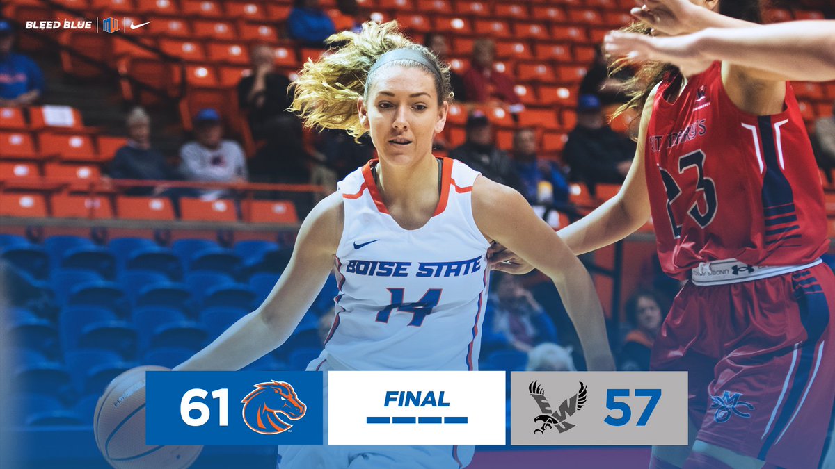Broncos win! @braydeyhodgins with a career-high 14 points as Boise ...