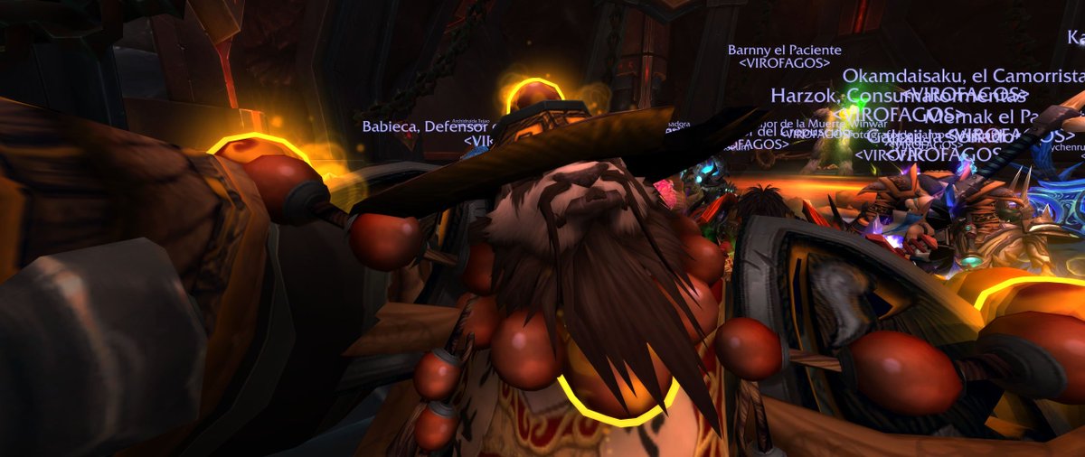 virofagos's tweet photo. Pues pasamos #Kingaorth, tambien pasamos #Varimathras, ahora nos estamos peleando con la #Aquelarre, a ver cuando nos lleva o si salimos vivos de aqui. #Virofagos #Warcraft #twitch https://t.co/uzsSqmHPRE