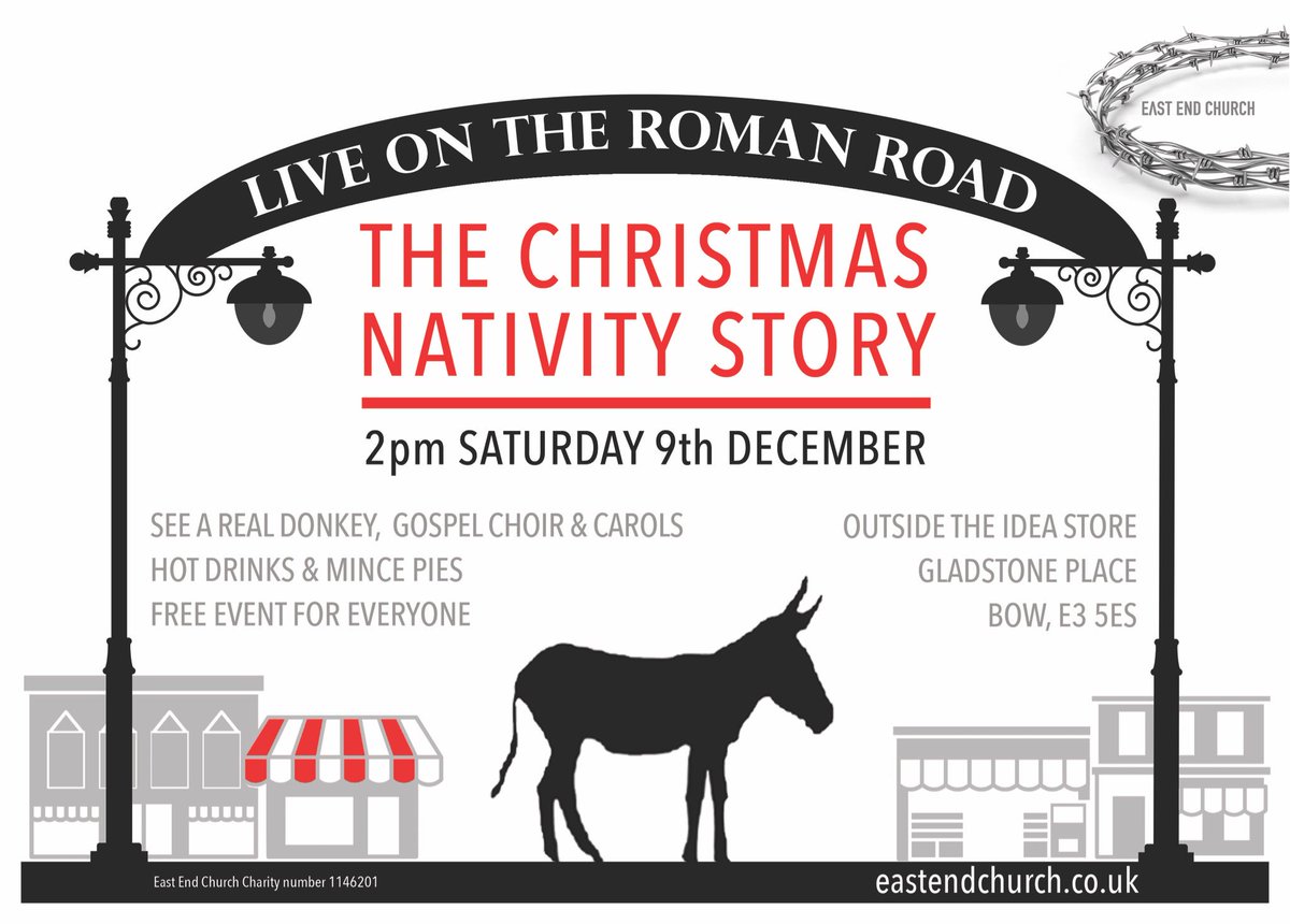 Rachmumma5's tweet photo. So now in its 5th year- ‘The Roman’ goes back in time 2000years to the Original Christmas - not to be missed !  #realdonkey #realbaby🌟❤️ https://t.co/U5IrZ6rrgs