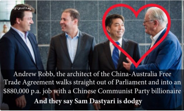 SusanneRosh333's tweet photo. #RulesForSome : 🎩 questions Dastyari's loyalty amid security information leak claims. #Frackenberg & old dodgy himself #auspol #StopOverseasdonations https://t.co/gvXL9hCibW via @ABCNews https://t.co/dDUHgSAro9