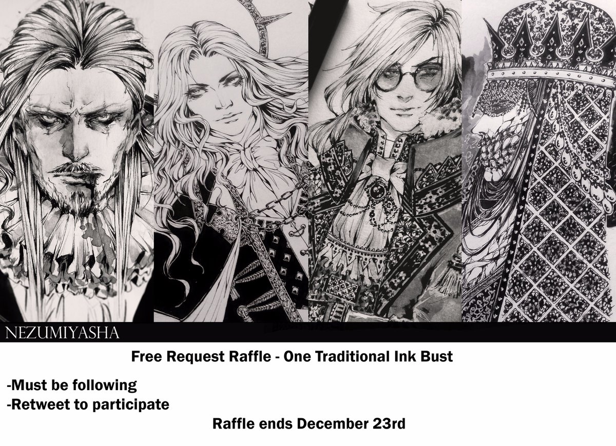 !!DRAWING RAFFLE!! It has become a yearly tradition, it seems. Read the rules! Happy holidays! 