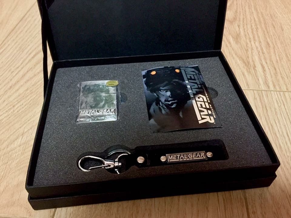 Rare Metal Gear Solid Zippo lighter set (no. 922) #MetalGearSolid 