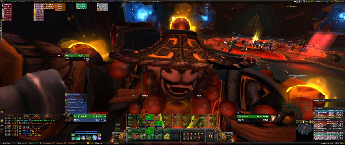 virofagos's tweet photo. Bueno pues... #Aquelarre ha caído XD. #Warcraft #twitch #virofagos ¡AHORA A POR #AGGRAMAR! Este no se yo si... jajajajaja. 

Ya tenemos el 9/11. Mañana lo tenemos terminado fijo. Nos lo estamos tomando con calma. https://t.co/t974w22PDi