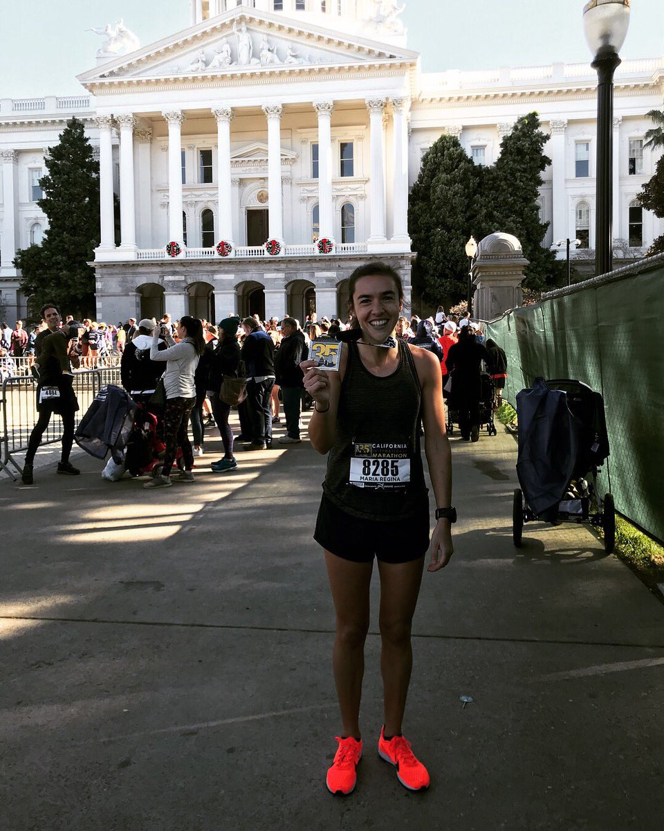 RegiScarpin's tweet photo. New PB in marathon 2:55:15!! 🙌🏼🙌🏼 #CIM #marathon #running https://t.co/Ichy3E6PtA