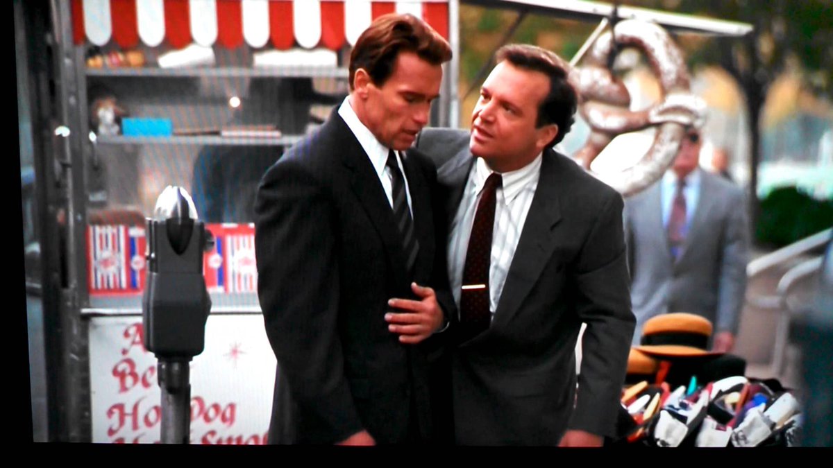 Relaxing Sunday night watching the very entertaining movie “True Lies”

<a href="/TomArnold/">Tom Arnold</a> is hilarious in this film:

“She even took the ice cube trays out of the freezer. What kind of sick bitch takes the ice cube trays out of the freezer?”