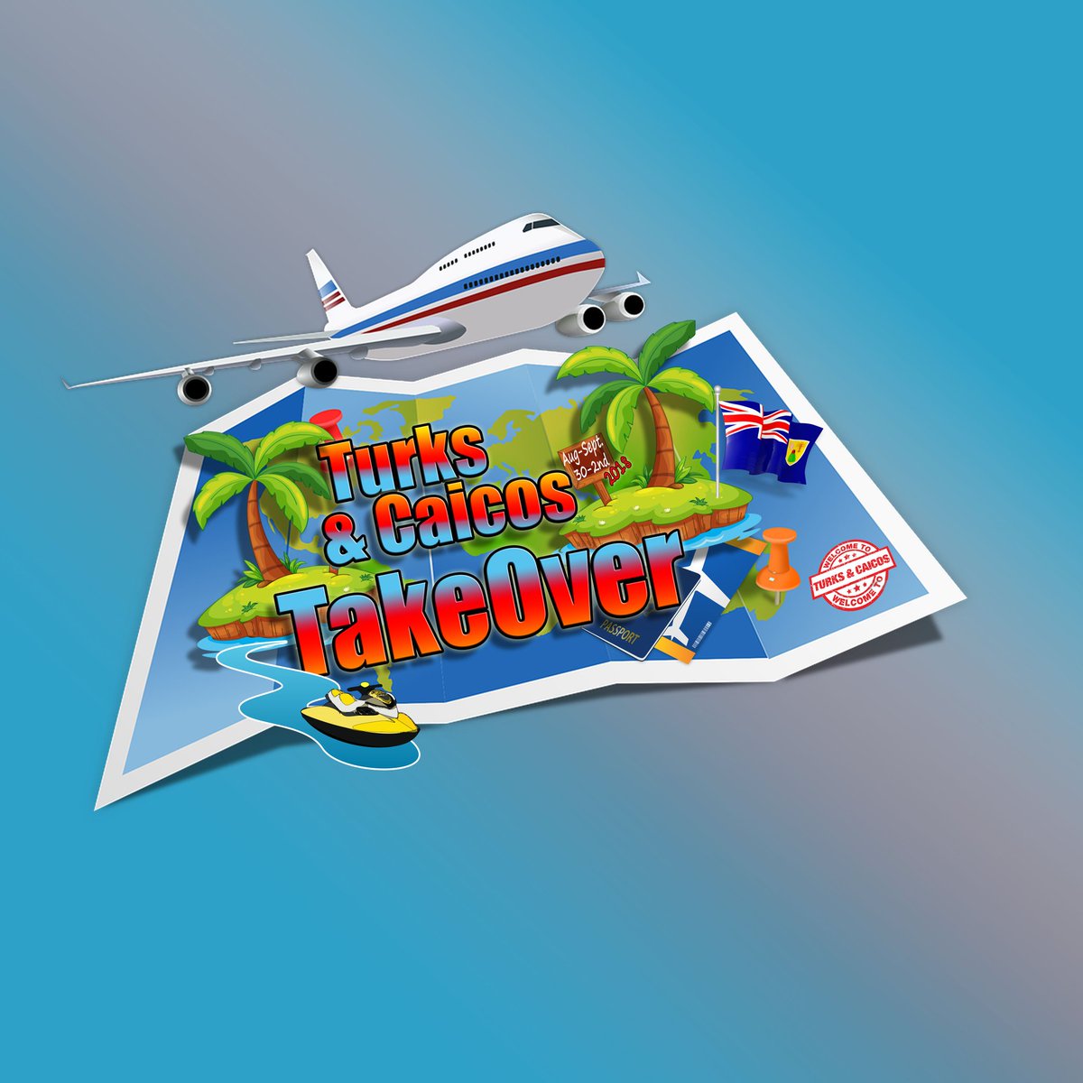 TCITakeOver2018's tweet photo. The hype is about to take off for this 3 days international retreat to the Turks and Caicos Islands. Tickets are sold online. https://t.co/fjESO4rCQ2 #earlybirdspecialgoingonnow https://t.co/Ilex3gSQZX