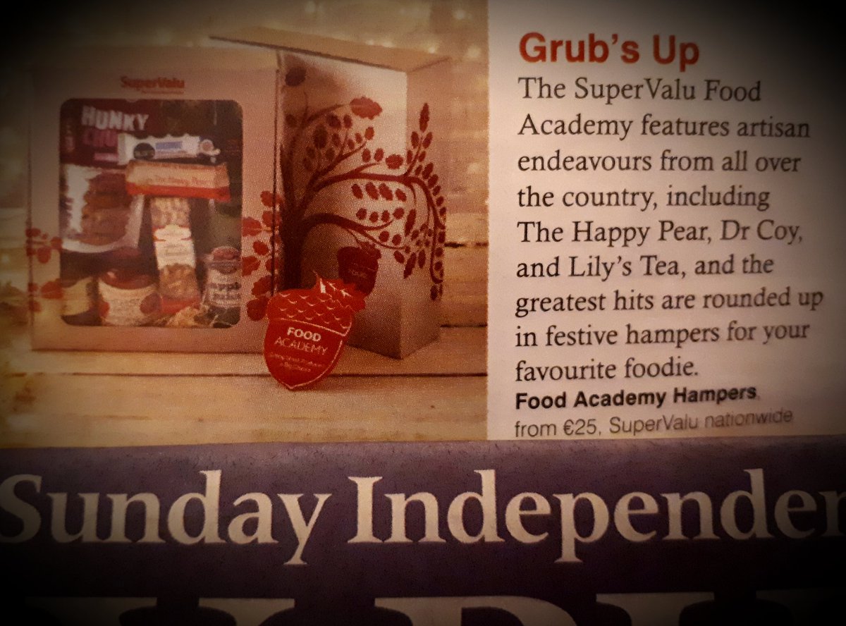 SPOTTED <a href="/Independent_ie/">Irish Independent</a> 
#giftguide 

<a href="/SuperValuIRL/">SuperValu Ireland</a> #FoodAcademy
#Hamper 🎉

All your favourite #artisan #foodproducers in one parcel🎄...... and our #Holycross #ChocBiscCake of course!!😁😁