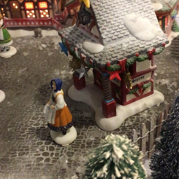 BigBearUSMCVet's tweet photo. Our Alpine Village is up and ready for guests! #dept56 #dept56alpinevillage yes we do have a #beerhall #tavern #winery #beerstand that is made from a #beerstein and a special delivery by horse of more kegs of beer.... Clearly our village has a drinking p… https://t.co/VBgh2OJUmJ https://t.co/CakPmSh4ST