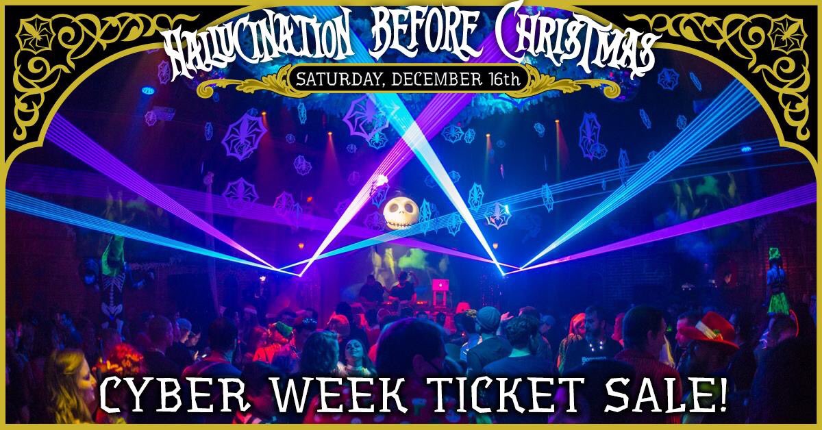 Last Day for this deal...
CYBER WEEK SPECIAL:
$5 off of 2 tickets | $15 off of 4 tickets

hbcparty.com <-- tix &amp; info #hbcparty