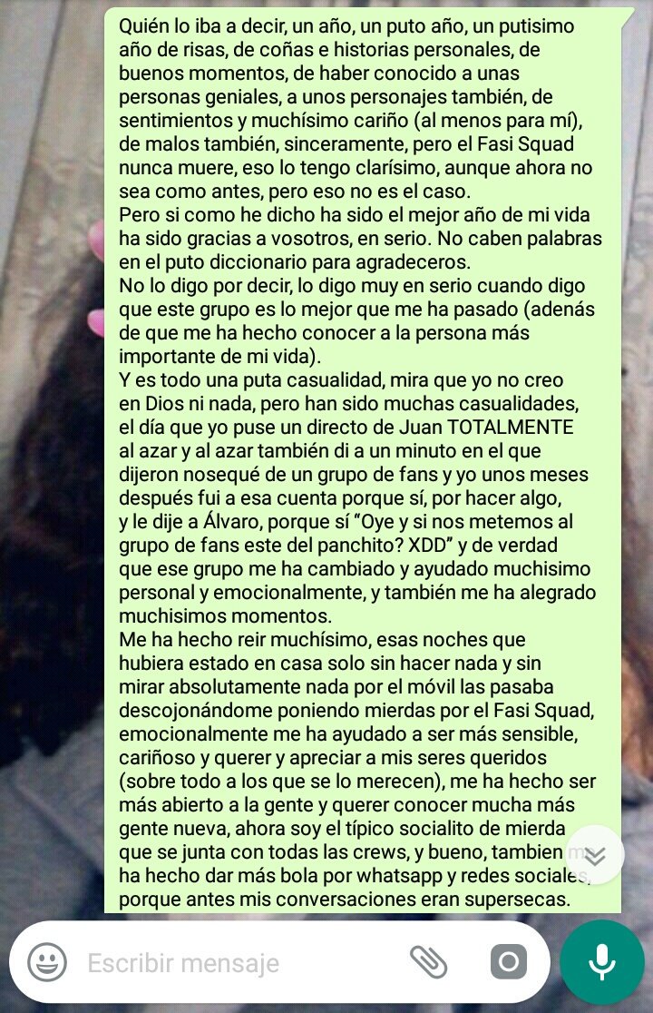 LMDShowFans's tweet photo. Un año del grupo que cambió mi vida

Lo habré dicho muchas veces, pero GRACIAS FASI SQUAD❤.

Y recordad que no somos un grupo de mierda, somos EL grupo de mierda. https://t.co/uTW3oeogIg