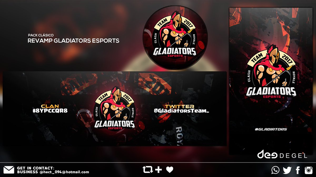 hectorvastr's tweet photo. PACK CLÁSICO / NEW REVAMP @GladiatorsTeam_  De esta forma un proyecto más finalizado..

RT y 🧡 se agradece mucho! https://t.co/CbNTOOYDlL