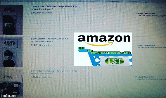 lst_products's tweet photo. Low Stress Trainer ® Grow Kits are now available from #Amazon @ https://t.co/RlFFCNh2kT. #LowStressTraining #CannabisCultivation #LSTTops https://t.co/VRV4BClnQM