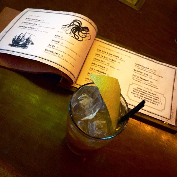 "Half Steppin'" #TrophyCocktail from Sea Star.