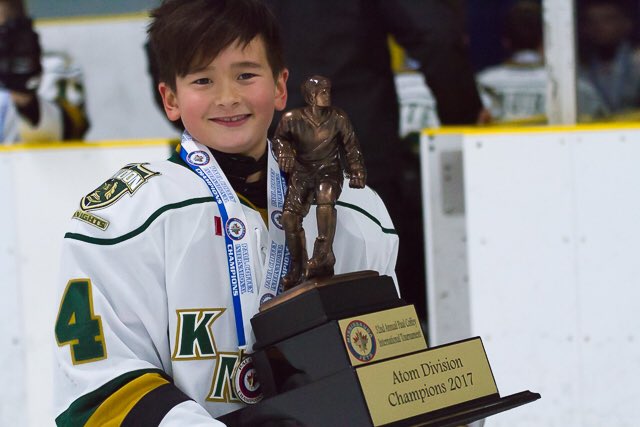 Nice way to finish a weekend! My son's team Wins the 2017 Paul Coffey Tournament! #champs