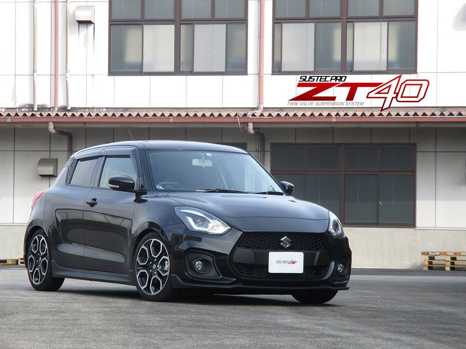 Tanabejapan Twitterissa 新型スイフトスポーツの車高調 全長調整式車高調 Zt40 が開発完了です フロント 50 55mmダウン Spring Rate 4k リア 50 55mmダウン Spring Rate 4k 減衰をソフトにすると街乗り向け ハードにするとスポーツ走行向け 1台で2