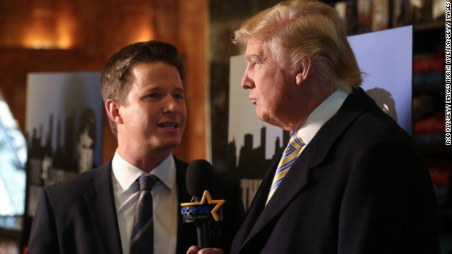 cnnbrk's tweet photo. Billy Bush reenters the public eye with a message for President Trump about the “Access Hollywood” tape: Yes, you said that. https://t.co/eL7iiIZzXD https://t.co/Y7a308TcOi