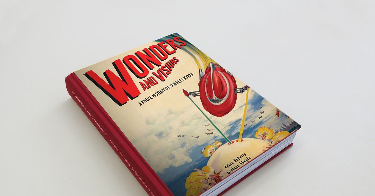 A new book aims to explore the glorious history of sci-fi cover art buff.ly/2lFGZqD via <a href="/TheVerge/">The Verge</a> #bookcovers #sciencefiction