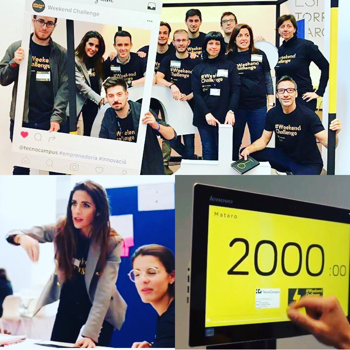Intenso #weekendchallenge2017 donde los sueños se convierten en realidad... Grandes dosis de creatividad, ingenio y talento. Un honor compartir 2000 min. de pasión por el emprendimiento con <a href="/TecnoCampus/">TecnoCampus</a> @imaginecc <a href="/xavierverdaguer/">Xavier Verdaguer</a>
