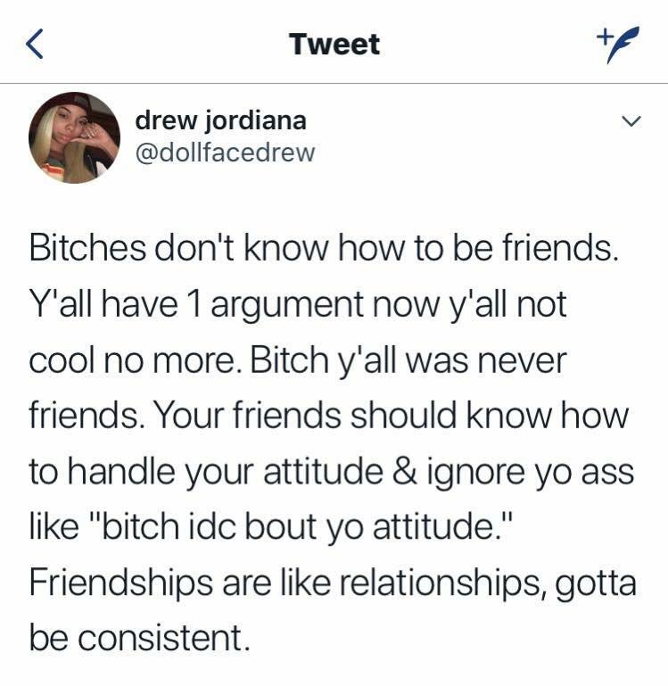 philosoV_'s tweet photo. TRIPPIN ! I don’t care how many arguments we get into YOU ARE NOT LEAVING ME !! #FFLB Only the ones who matter know lol https://t.co/wyVCPC4ljM