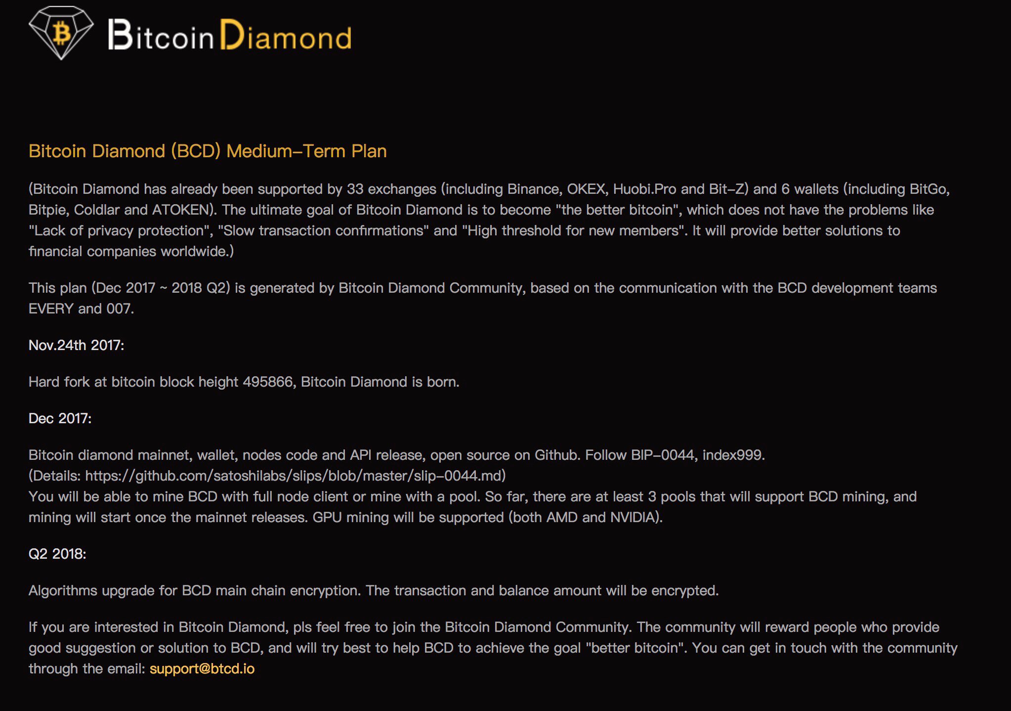 Bitcoin Diamond Bcd On Twitter - 