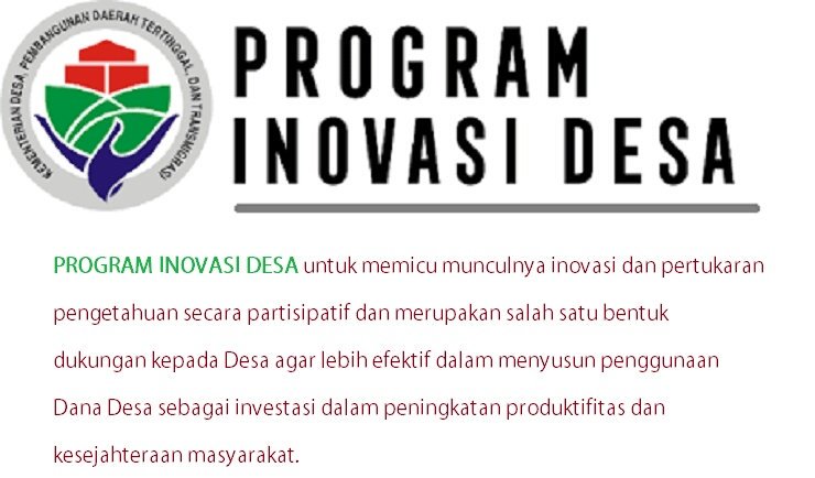 Program #InovasiDesa (PID) hadir untuk  memperkuat peran pendamping dengan banyak referensi dalam proses pendampingan P3MD di desa
<a href="/jokowi/">Joko Widodo</a> 
<a href="/EkoSandjojo/">Eko P. Sandjojo</a> 
<a href="/taufikmadjid71/">IG : taufik.madjid</a> 
@fachrilabalado 
<a href="/anwsanusi/">Anwar Sanusi</a> 
<a href="/P3MDKalteng/">P3MD PROV KALTENG</a> 
<a href="/P3MDPulangpisau/">P3MD Pulang Pisau</a>