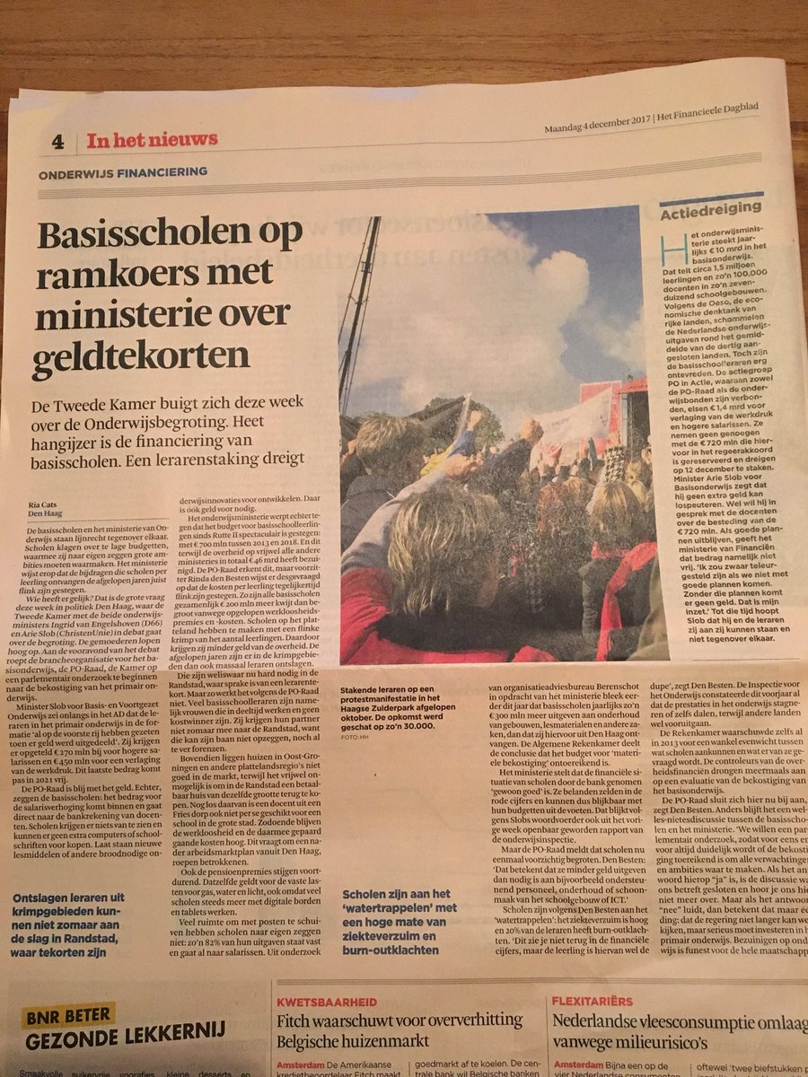 RindadB's tweet photo. Heldere uiteenzetting @FD_Nieuws over de permanent te kort schietende bekostiging in primair onderwijs, gebaseerd op Berenschot &amp; Rekenkamer. Mooie steun! @PO_Raad https://t.co/hTOfwzq4pX