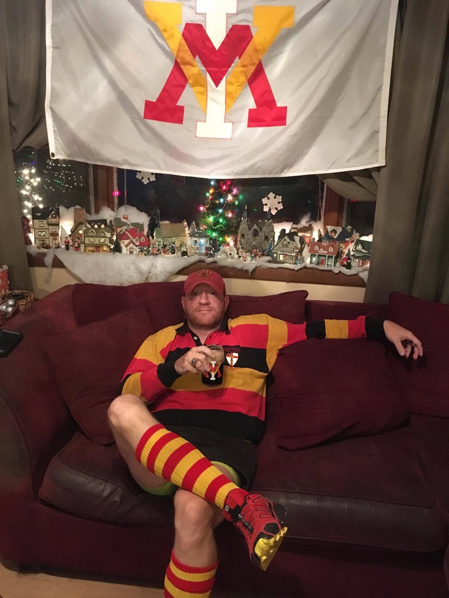VMIRugby's tweet photo. A final goodnight to cap off a hell of a season for VMI Rugby. Thank you again, everyone! And now, for a shot of yours-truly post-match 😂🏉🏆 https://t.co/TKOiAbGVGa