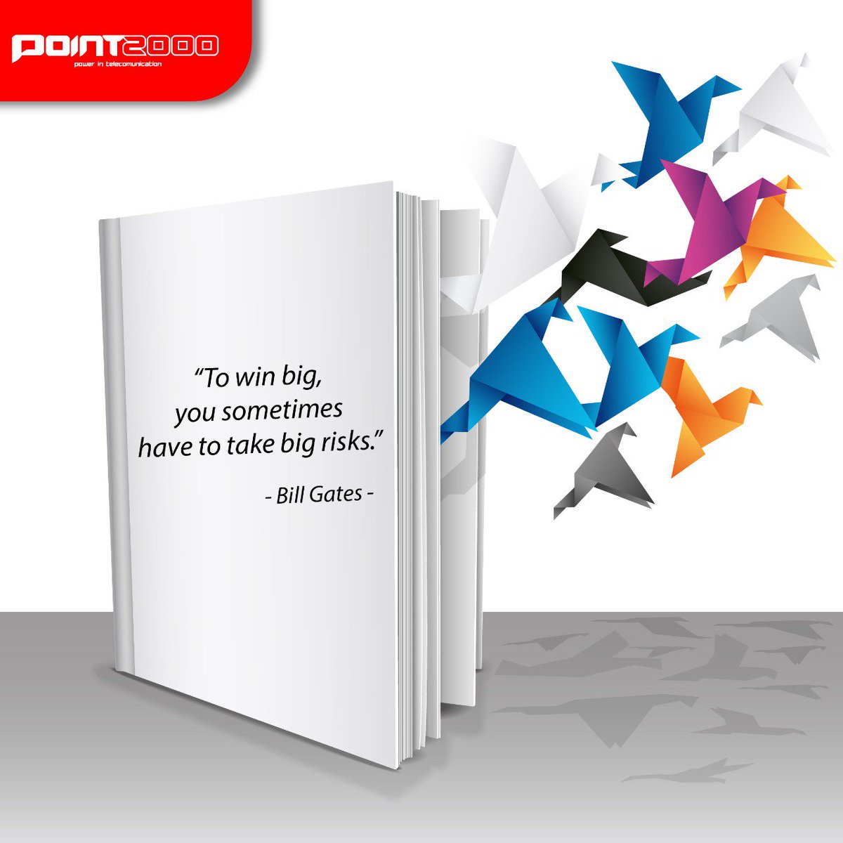 POINT_2000's tweet photo. untuk mencapai kemenangan dan kesuksesan yang besar, terkadang harus mengambil resiko yang besar ...

tetap selalu semangat sahabat point
selamat beraktifitas kembali
#POINT2000 #HappyMonday #SahabatPoint #Quotes https://t.co/sHxQnKaZJK