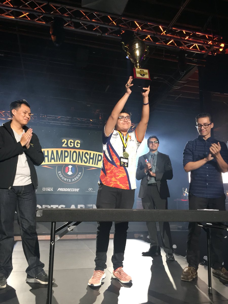 2GGaming's tweet photo. Congratulations to MKLeo for being our very first #2GGC Champion! 🥇🏆💍 https://t.co/hUc6ranMNm