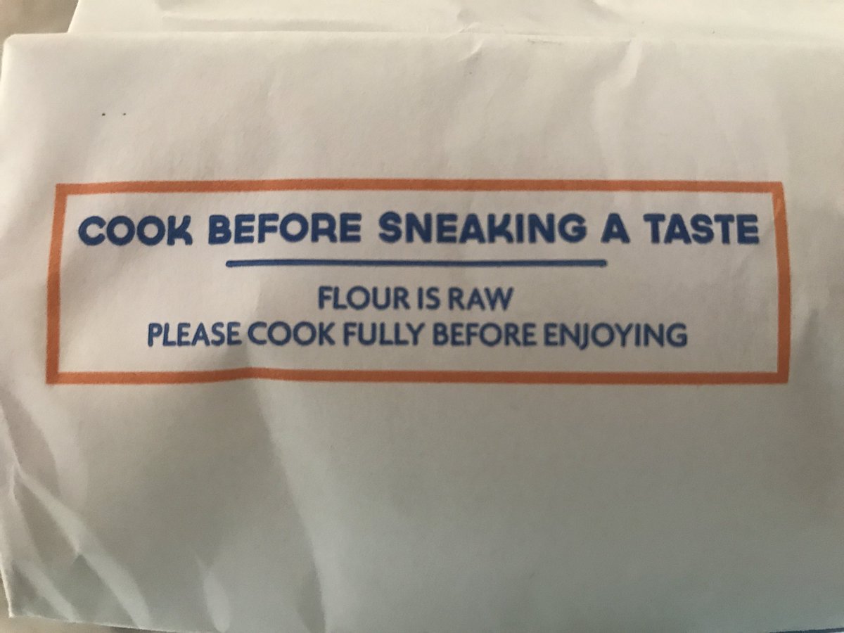 Stopyappingatme's tweet photo. Which one of you psychopaths is out here eating flour? #controlyaself https://t.co/117PO8bq0b