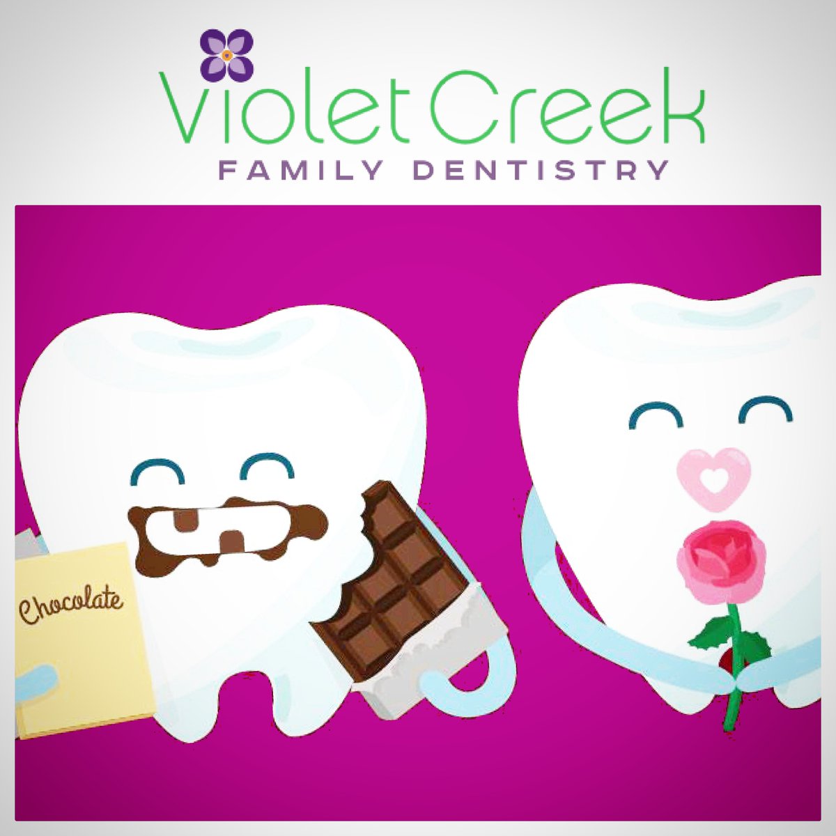 violetcreekdent's tweet photo. If you've got a sweet tooth, keep your smile healthy and bright with regular visits to Violet Creek Family Dentistry. Call &amp; ask about our amazing ZOOM Whitening services and showcase that beautiful smile this Holiday Season :) #sweettooth #Elgin #holidayseason2017 #smile #love https://t.co/qjruxe8U66