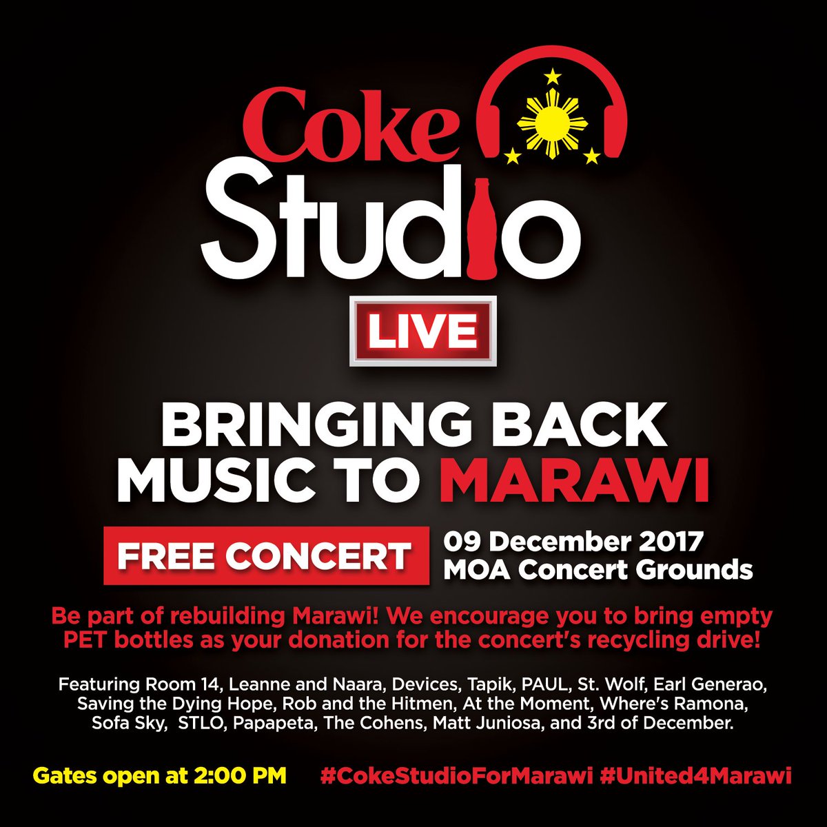 AtTheMomentPH's tweet photo. Hello, we're playing a show this weekend. We're up at 2:30 https://t.co/aXpgVWpPMN