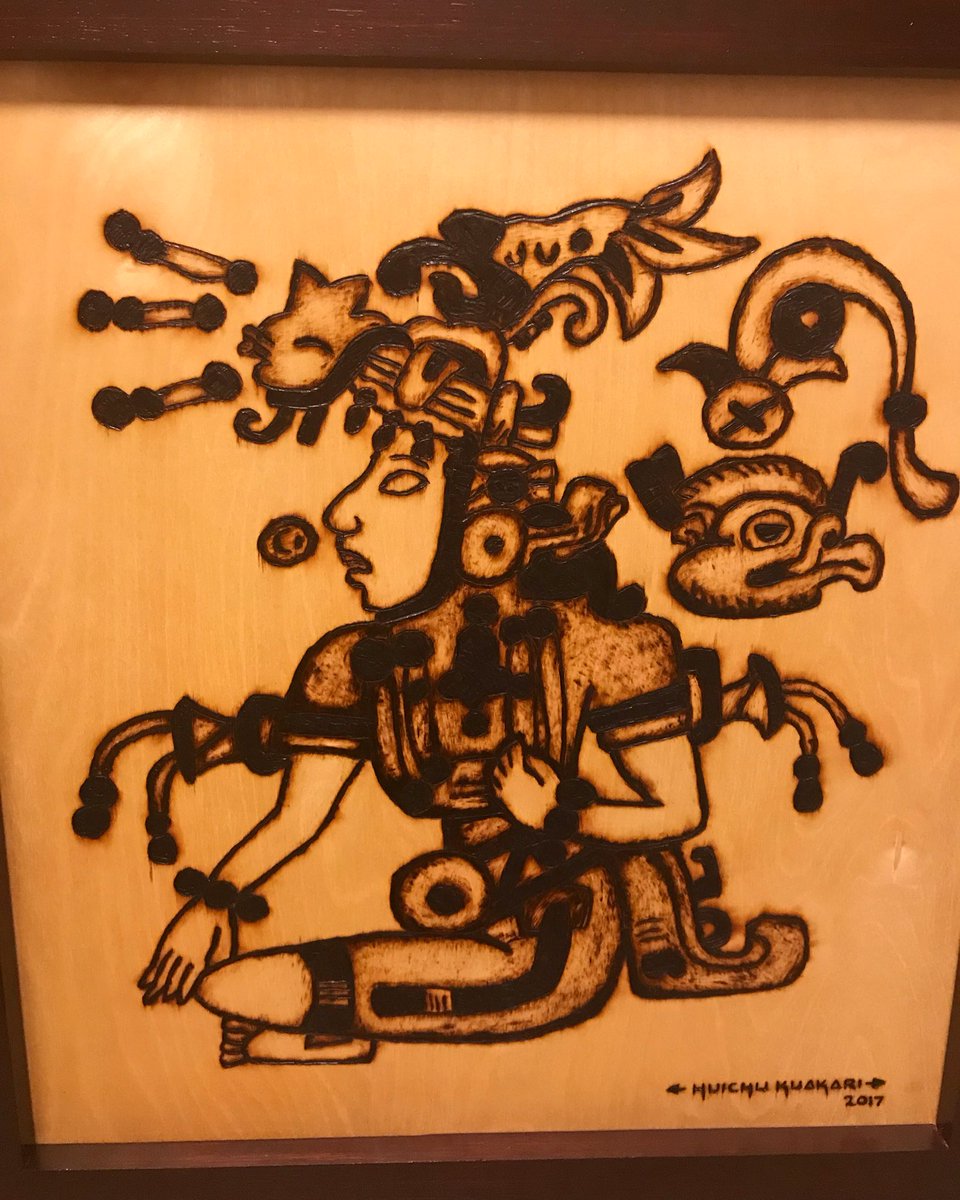 DesireeLopezTV's tweet photo. Gracias Huichu Kuakari por este hermoso obsequio. Es un honor poder obtener una de sus piezas. #PrincesaMaya
———————————————
Thank you José Juan Alvarez for this beautiful art piece. It’s an honor to be able to own one of your designs. #MayanPrincess https://t.co/4Do06i7mzS