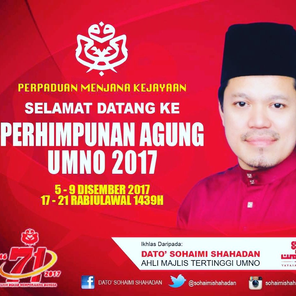 SSohaimishahada's tweet photo. Selamat berhimpun para pejuang agama, bangsa dan negara...@NajibRazak @Zahid_Hamidi @TengkuAdnanReal @mynohomar @Khairykj @ShahrizatJalil https://t.co/SQyDk0a5dy