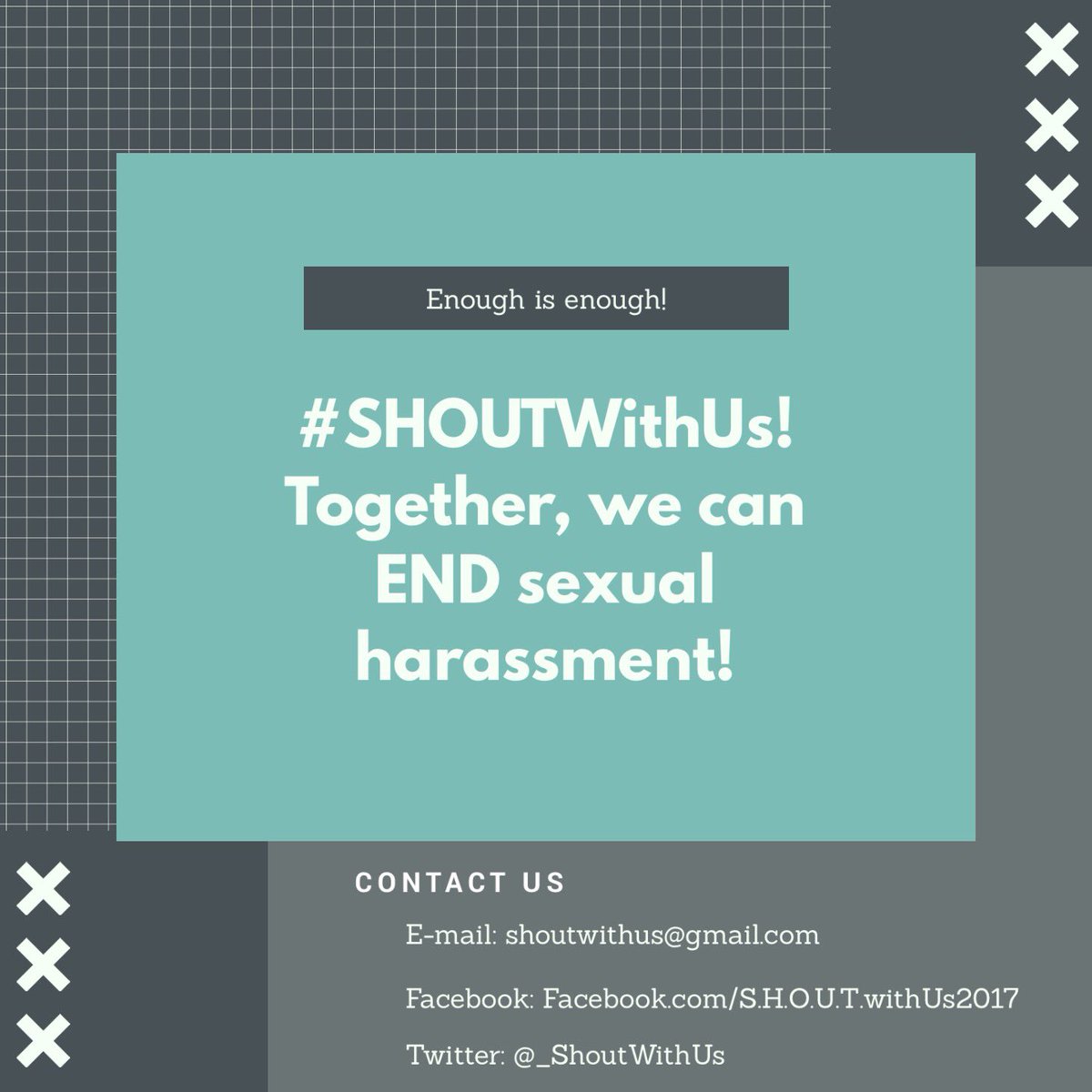 _ShoutWithUs's tweet photo. Hello, everyone! We have just created our very own website!
Visit the link below to know more about our campaign #SHOUTWithUs and get to know the people behind this project.
https://t.co/SBNKu1cxq4 https://t.co/KwD5yASFN0