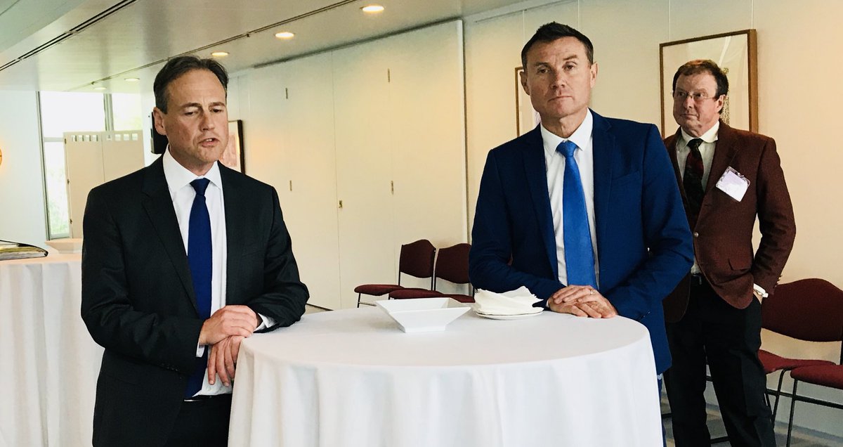 EarlyLifeHealth's tweet photo. .@GregHuntMP @AndrewLamingMP address the #ELNCoalition about the first 1000 Days of Life. #health #nutrition https://t.co/lMxFPLvI7c