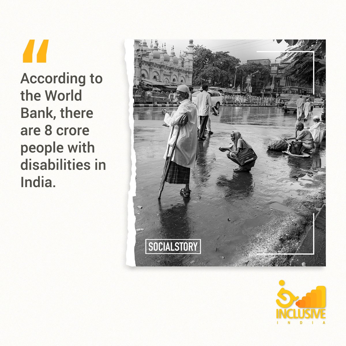 _SocialStory's tweet photo. While the needs of the specially abled often remain unrecognised, here are few facts about #disability in India you did not know! #InclusiveIndia #MakeWayForInclusion https://t.co/nnG6Ny4rEE