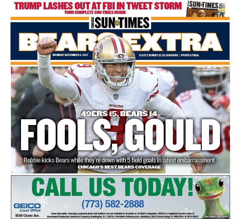 Chicago Sun Times On Twitter The Suntimes Bears Extra Cover