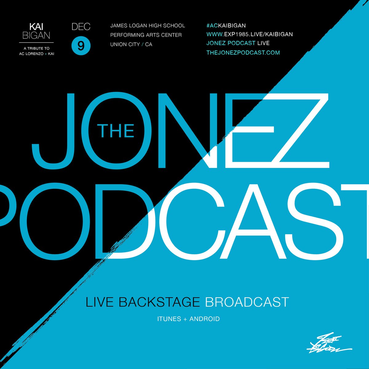 EXP1985's tweet photo. EVENT+TRIBUTE | Can’t be w/ Us in the Physical But Want to Celebrate in Spirit? Tune In to THE JONEZ PODCAST Broadcasting Live Backstage at KAIBIGAN | DEC 9 | Available on Apple Music / Android | https://t.co/Z5IAesgAVY | 411: https://t.co/5fZgqQ5ZfY | #ACKAIBIGAN #ACLORENZO https://t.co/c5HyFkTO0q