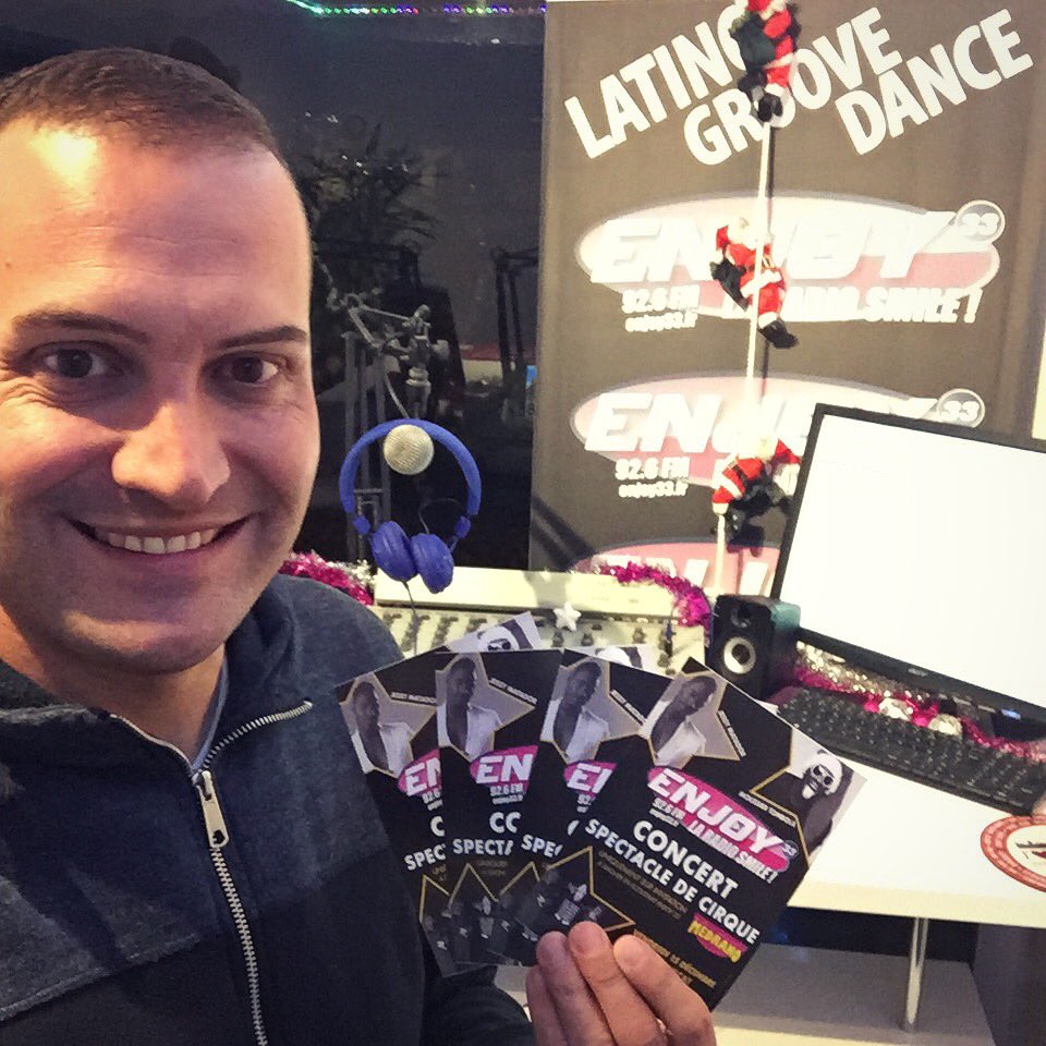 Ce #Lundi : début du #jeu #kdo #places #EnjoyLiveVip #Noel <a href="/JessyMATADOR/">Jessy MATADOR</a> <a href="/MoussierTombola/">Moussier Tombola</a> <a href="/CirqueMedrano/">Cirque Medrano</a> !!! ECOUTEZ #ENJOY33 pour jouer !